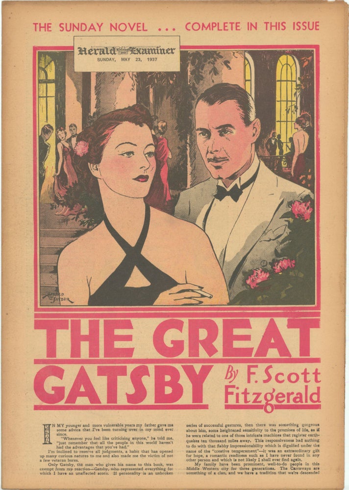 The Great Gatsby. F. Scott Fitzgerald.