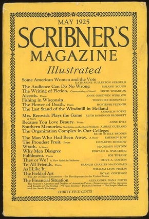 Item #310911 Scribner's Magazine Illustrated May, 1925 - Contains Full Page Advertisement for F....